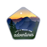 STICKERS NORTHWEST Life is Meant for Adventures Sticker