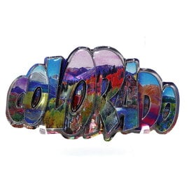 Sanborn Souvenir Co. Inc. 3D Colorado Foil Magnet