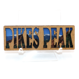 Sanborn Souvenir Co. Inc. Pikes Peak Cutout Magnet