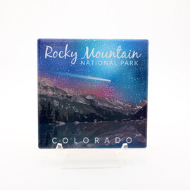 Starry Night in Rocky Mountain National Park Coaster