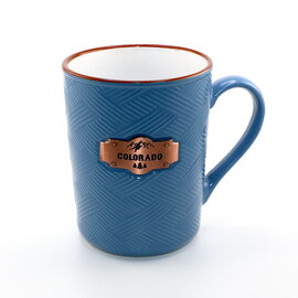 SOUVENIR SOURCE Garden of the Gods Blue Basket Weave Mug  - 16 oz.