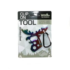 Moose Shaped Carabiner and Clip On Tool