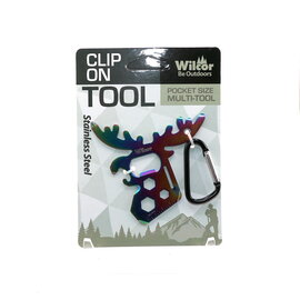 WILCOR INTERNATIONAL INC Moose Shaped Carabiner and Clip On Tool