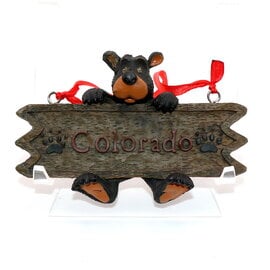 Colorado Willie Bear Ornament