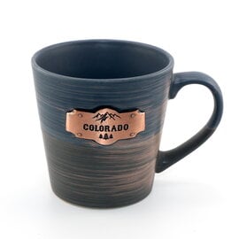 SOUVENIR SOURCE Colorado Blue Streaked Mug - 12 oz.
