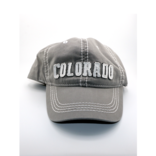 Sanborn Souvenir Co. Inc. Colorado Cap - Frayed Gray
