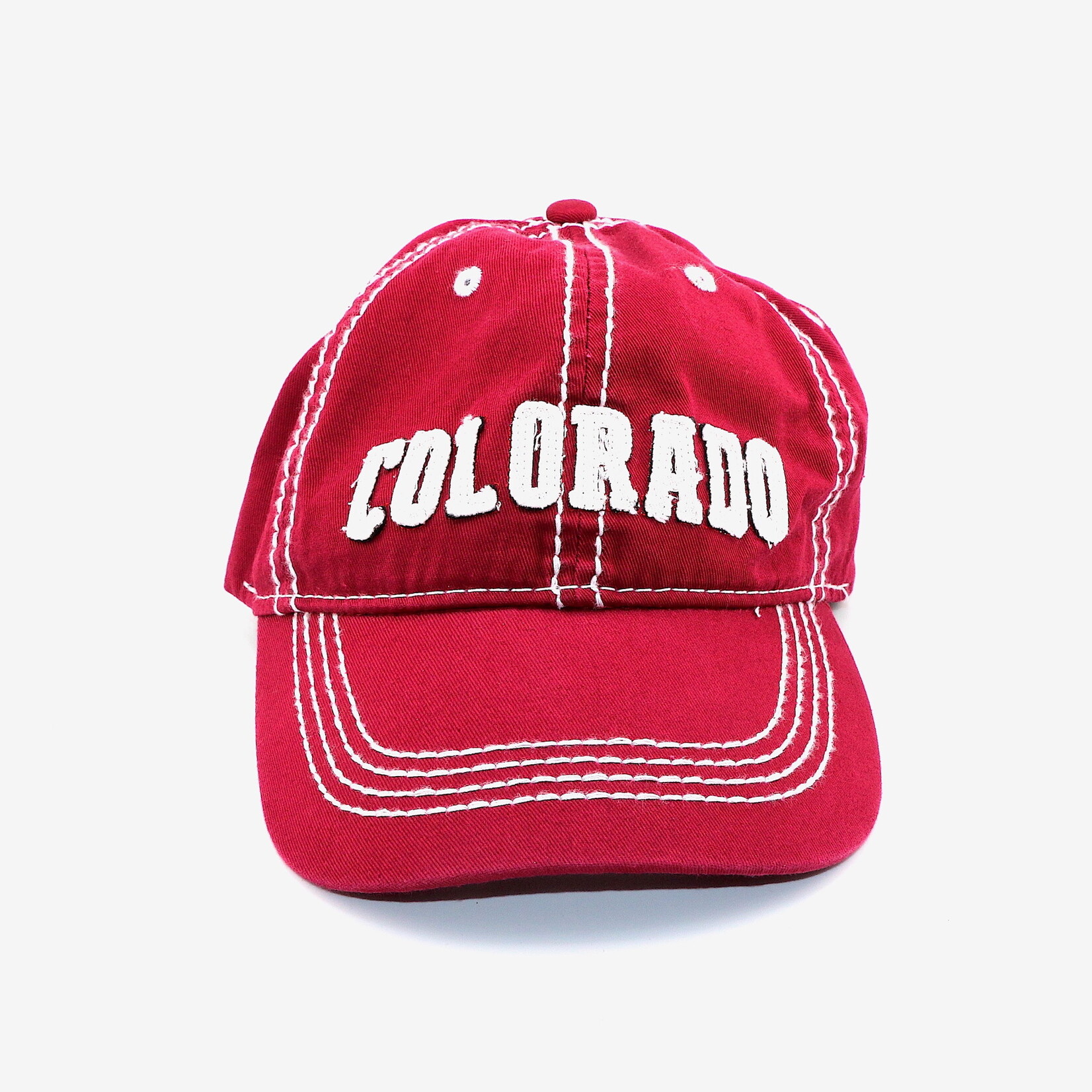 Sanborn Souvenir Co. Inc. Colorado Cap - Frayed Red