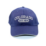 Sanborn Souvenir Co. Inc. Cap Colorado 1876 - Blue
