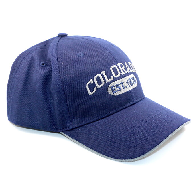 Sanborn Souvenir Co. Inc. Colorado 1876 Cap - Blue