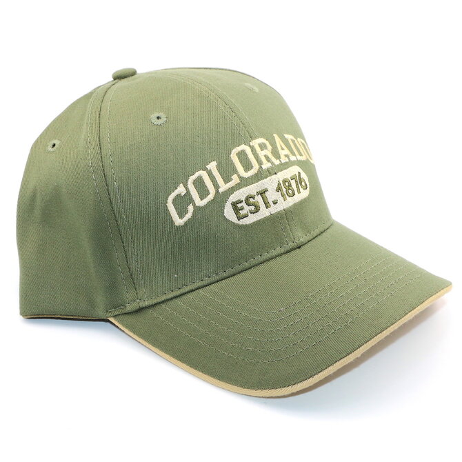 Sanborn Souvenir Co. Inc. Colorado 1876 Cap - Green