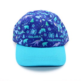 Sanborn Souvenir Co. Inc. Colorado Collage Blue Cap - Youth