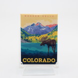 Pumpernickel Press Colorado Maroon Bells Magnet