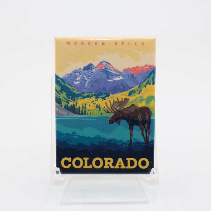 Pumpernickel Press Colorado Maroon Bells Magnet