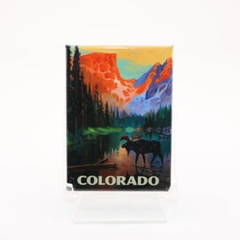 Pumpernickel Press Colorado Morning Moose Magnet Pumpernickel Press Colorado Morning Moose Magnet