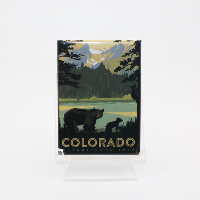 Pumpernickel Press Sprague Lake Colorado Magnet