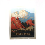 Pumpernickel Press Pikes Peak - Hikers Delight - 8X10"