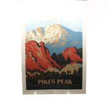 Pumpernickel Press Pikes Peak - Hikers Delight - 8X10"