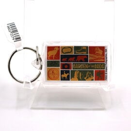 Garden of the Gods Retro Animals Keychain