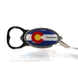 Colorado Flag Keychain and Bottle Opener