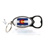 Colorado Flag Keychain and Bottle Opener