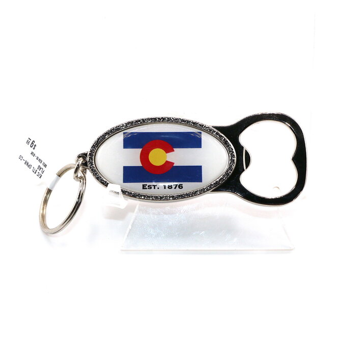 Colorado Flag Keychain and Bottle Opener