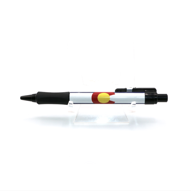 Colorado Flag Pen - Black