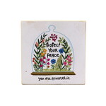 PRIMITIVES BY KATHY Protect Your Peace Wooden Box Sign