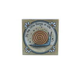 PRIMITIVES BY KATHY It's the Little Things in Life...Block Sign