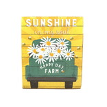 PRIMITIVES BY KATHY Happy Day Farm Wooden Block Sign