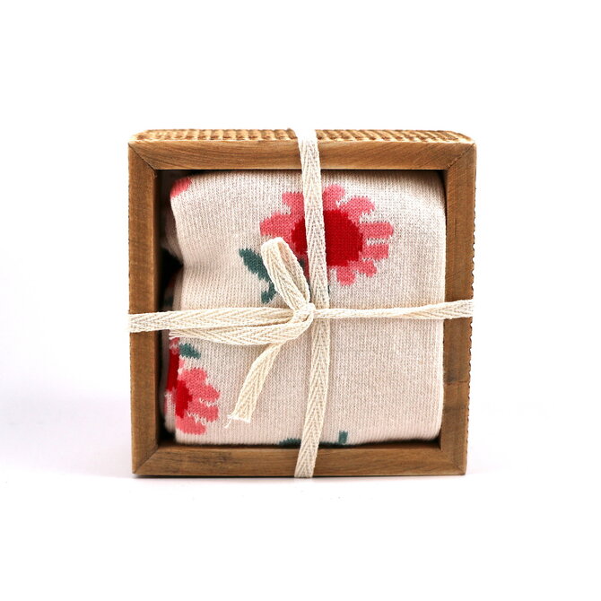 PRIMITIVES BY KATHY Goals Don't Have to be Big Wooden Box Sign and Sock Set