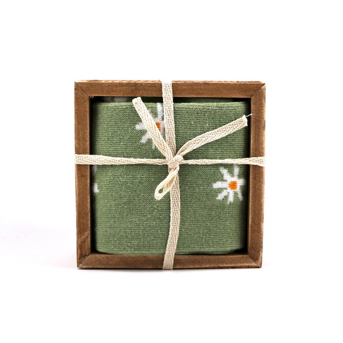 PRIMITIVES BY KATHY Thank You for Holding Me Steady Wooden Box Sign and Sock Set