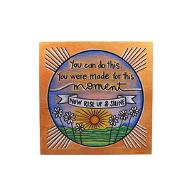 PRIMITIVES BY KATHY Rise Up and Shine Wooden Block Sign