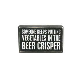 PRIMITIVES BY KATHY Box Sign - Beer Crisper