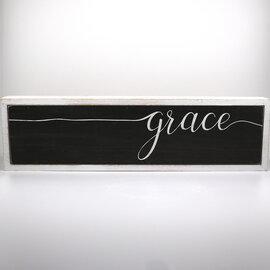 YOUNGS INCORPORATED Wood Box Sign - Grace