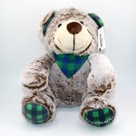 Sanborn Souvenir Co. Inc. Plush Bear w/ Plaid Bandana