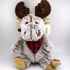 Sanborn Souvenir Co. Inc. Plush Moose w/ Plaid Bandana