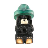 Rustic Woodworks BEAR RANGER HAT BLK 10"