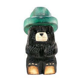 Rustic Woodworks BEAR RANGER HAT BLK 10"