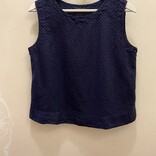 Cut Loose Shell Tank Top Wide-Facing