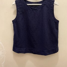 Cut Loose Shell Tank Top Wide-Facing