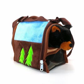 UNIPAK DESIGNS Plush Carrier - Black Bear
