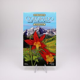 WILDFLOWER COMPANY Red Columbine Seed Packet/Postcard