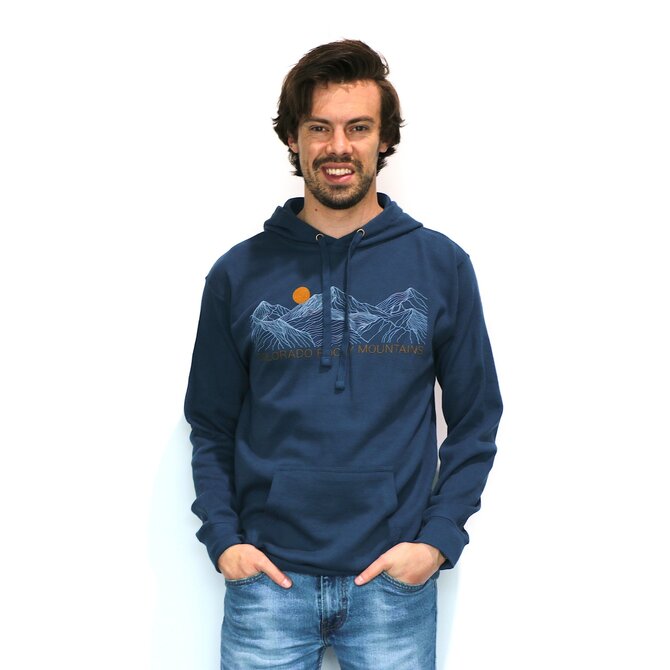 Prairie Mtn Screening Topography Mountain Hoodie