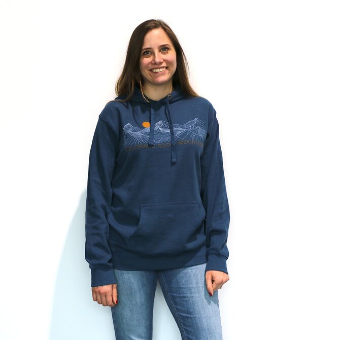 Prairie Mtn Screening Topography Mountain Hoodie