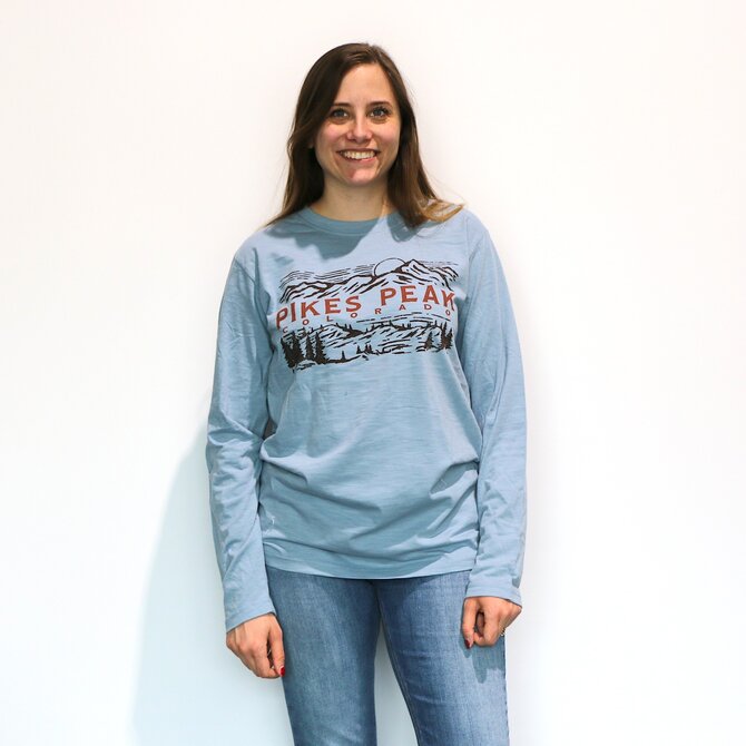 Prairie Mtn Screening Pikes Peak Colorado Long Sleeve