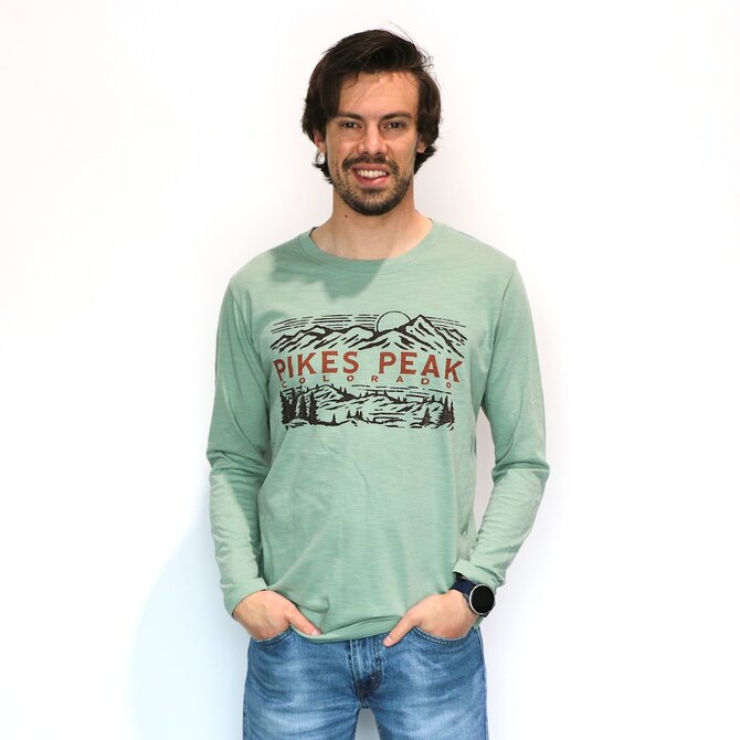 Prairie Mtn Screening Pikes Peak Colorado Long Sleeve