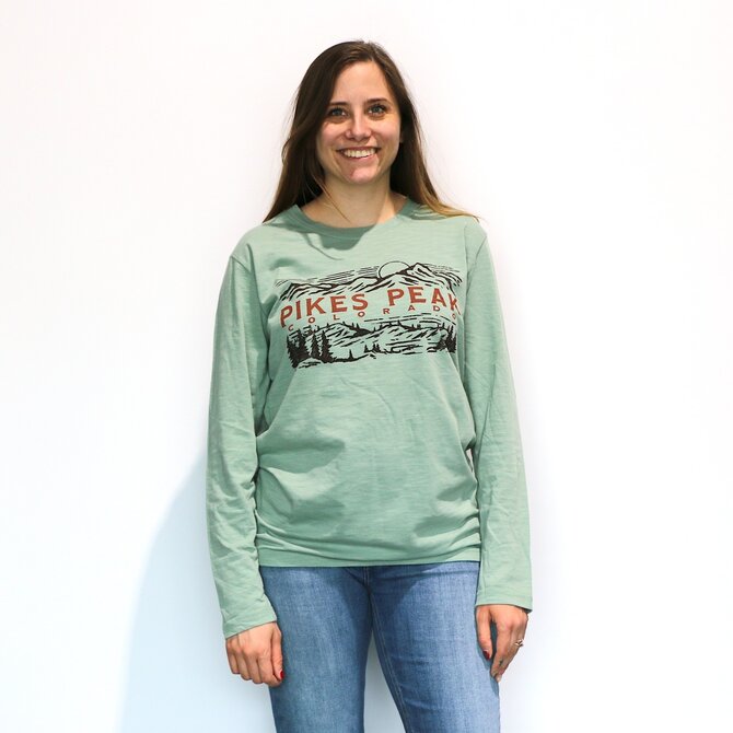 Prairie Mtn Screening Pikes Peak Colorado Long Sleeve