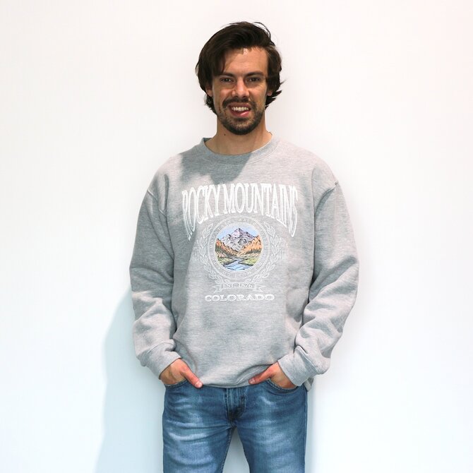 Prairie Mtn Screening Rocky Mountains Colorado Sweatshirt