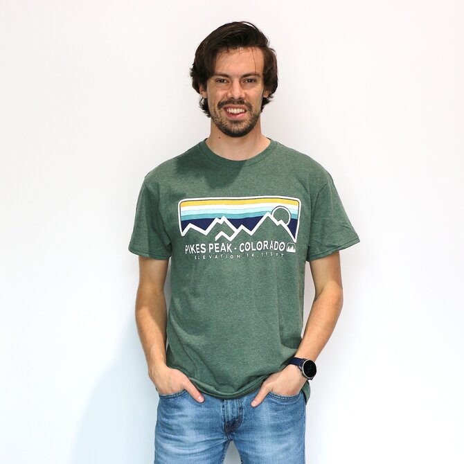 Prairie Mtn Screening Pikes Peak Colorado T-Shirt
