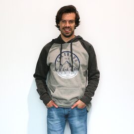 SALT CREEK INC Lingo Raglan Hooded Sweatshirt